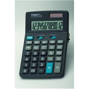 TRULY - Calculadora de Mesa - 12 Dígitos - 812B-12