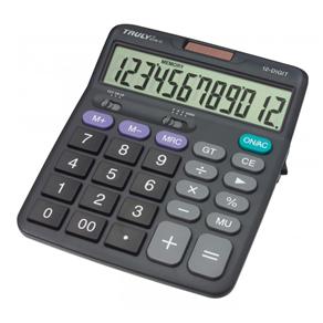 TRULY - Calculadora de Mesa - 12 Dígitos - 831B-12