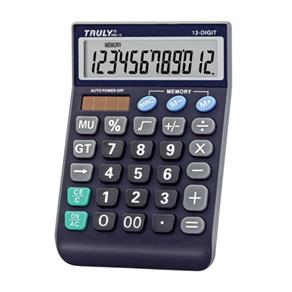 TRULY - Calculadora de Mesa - 12 Dígitos - 866-12
