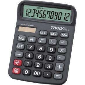 TRULY- Calculadora de Mesa - 12 Dígitos - 836B-12