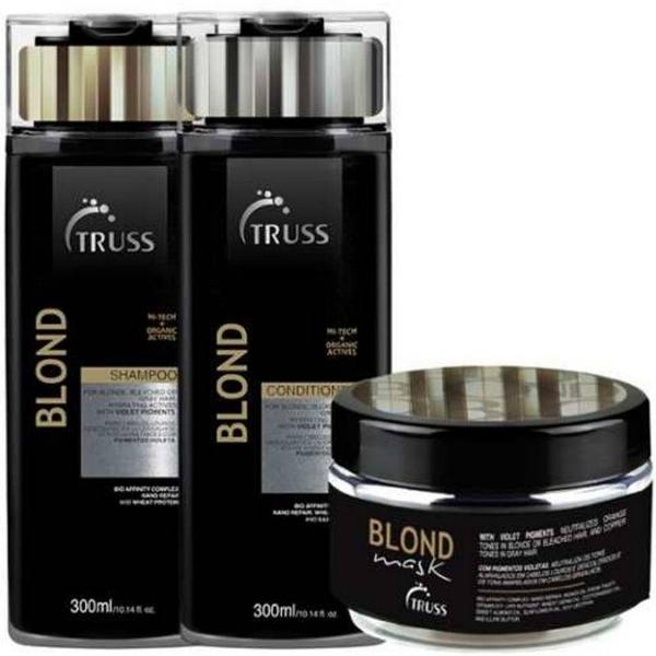 Truss Cuidados Diários Blond Kit Shampooo + Condicionador + Máscara