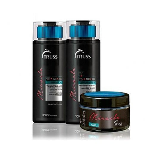 Truss Cuidados Diários Miracle Kit Shampoo + Condicionador + Máscara