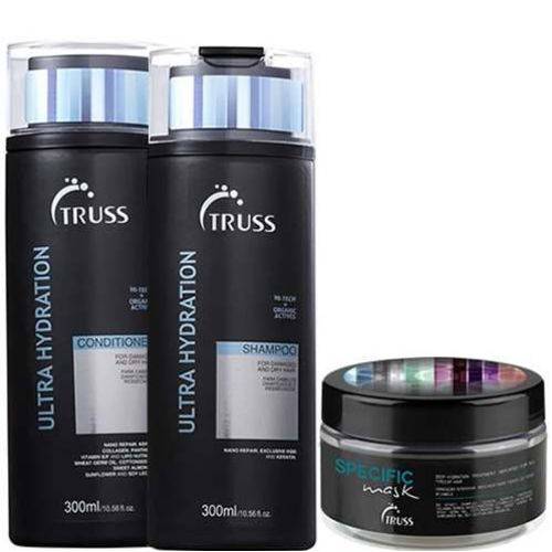 Truss Specific Shampoo + Cond. Ultra-hidratante + Mascara