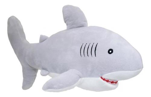 Tubarão Pelúcia 50cm Bbr Toys