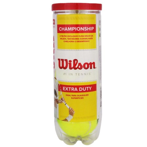 Tubo com 3 Bolas de Tênis Championship - Wilson