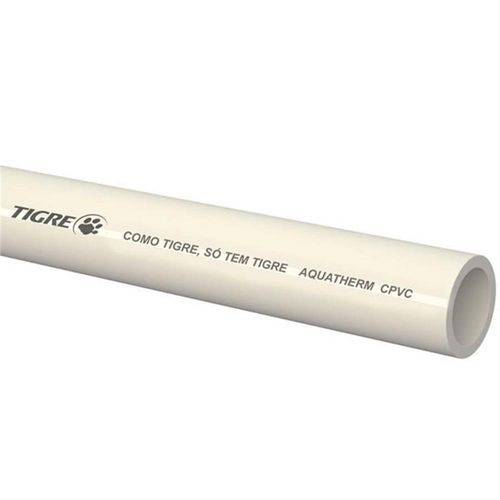 Tubo PVC Aquatherm para Água Quente 3 Metros 3/4'' DN-22 - 17.00.022.5 - TIGRE