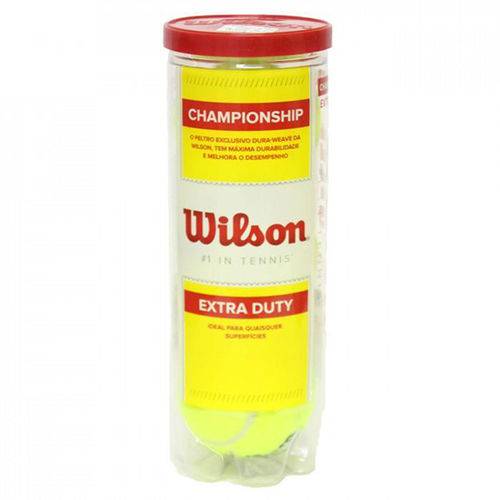 Tubo Wilson 3 Bolas de Tenis Championship