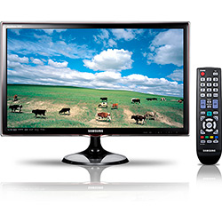 TV 21,5'' LED Samsung T22A550, Full HD, Conexões HDMI e USB, Conversor Digital e Entrada P/ PC - Samsung