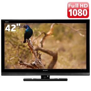TV 42" LCD Sharp Aquos LC-42SV32B Full HD com Conversor Digital e Entradas HDMI e USB