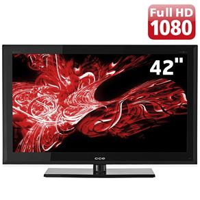 TV 42" LCD Slim CCE C420 Full HD com Conversor Digital e Entradas HDMI e USB