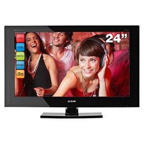 TV 24" LED CCE LN244 com Conversor Digital, Entradas HDMI e USB