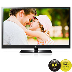 TV 42" Plasma HD - 42PT250 - 3 HDMI, 600Hz, Conversor Digital Integrado (DTV), Película Protetora, Intelligent Sensor, Smart Energy Saving, DivX HD - LG