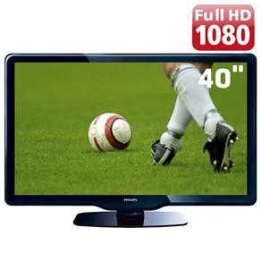 TV 40" LCD Philips Série 3000 40PFL3605D Full HD C/ Entradas HDMI e USB e Conversor Digital