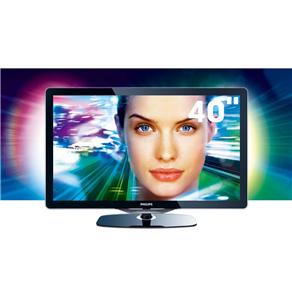 TV 40" LED 3D READY Philips Série 9000 40PFL9605D Full HD C/ Ambilight, Conexão à Internet*, Entradas HDMI e USB e Conversor Digital - 240Hz