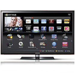 TV 32" LED 3D Full HD (1920 X 1080 Pixels) - UN32D6000SGXZD - Smart TV, C/ Conversor Digital Integrado (DTV), Smart Hub (Portal de Conteúdos Samsung), Social TV (Navegue Nas Redes Sociais Enquanto Assiste TV), Search All, Samsung Apps ( Biblioteca de Apli