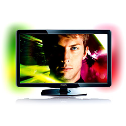 TV 40" LED Full HD 40PFL6615 Ambilight C/ Decodificador TV Digital, Acesso a Internet (Online TV), Interatividade Emissoras TV (DTVi), DLNA, USB - Philips