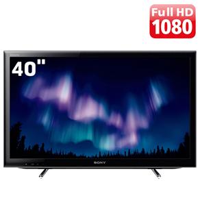 TV 40" LED Sony Série EX KDL-40EX655 Full HD com Smart TV, Conversor Digital e Entradas HDMI e USB