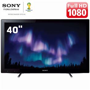 TV 40" LED Sony Série KDL-40NX655 Full HD com Smart TV, Conversor Digital e Entradas HDMI e USB