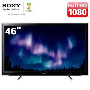 TV 46" LED Sony Série EX KDL-46EX655 Full HD com Smart TV, Conversor Digital e Entradas HDMI e USB