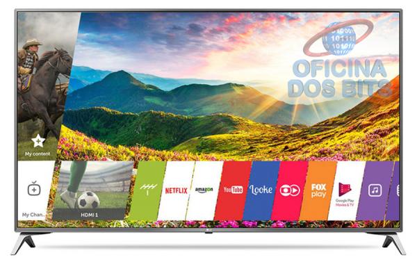 TV 49” LG 49UJ6525 Smart TV Ultra HD 4K - Painel IPS - Contraste HDR - WebOS 3.5 - Wi-Fi - HDMI/USB