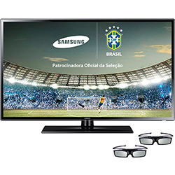 TV 3D LED 40" Samsung 40F6100 Full HD - 2 HDMI 1 USB 240Hz 2 Óculos 3D