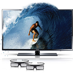 TV 3D LED 40" Samsung UN40EH6030 Full HD - 2 HDMI 1 USB 240Hz 2 Óculos 3D