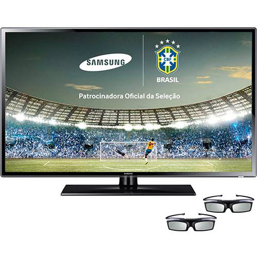 TV 3D LED 46" Samsung 46F6100 Full HD - 2 HDMI 1 USB 2 Óculos 3D
