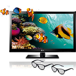 TV 3D LED 32" LG 32LM3400 - 2 HDMI USB 2 Óculos 3D