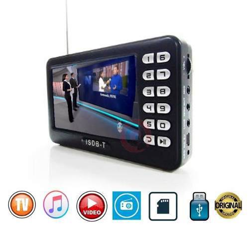 Tv Digital Mini 4.3 Radio Fm Pendrive Card Hd Video Portatil