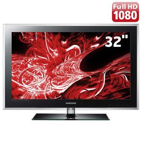 TV 32" LCD Samsung Série D550 LN32D550 Full HD C/ Entradas HDMI e USB e Conversor Digital