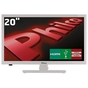 TV LED 20" HD Philco PH20U21DB com Receptor Digital, Entradas HDMI e Entrada USB