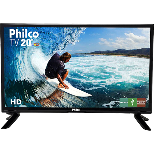 TV LED 20" Philco PH20M91D HD Conversor Digital Integrado 1 HDMI 1 USB