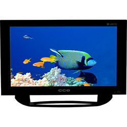 TV LED 14"" CCE LN14G HDTV, Entrada VGA, USB Preta