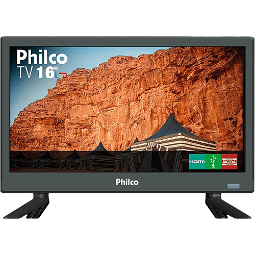 Tudo sobre 'TV LED 16" Philco HD PTV16S86D com Conversor Digital 2 HDMI 1 USB 60Hz'