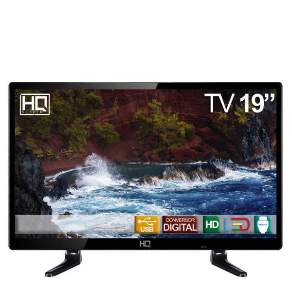 TV LED 19,5" HQ HD Conversor Digital HQTV19 HDMI USB