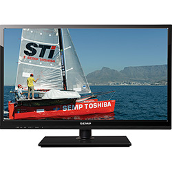 TV LED 19" Semp Toshiba LE1958W HD 1 HDMI 1 USB 60Hz