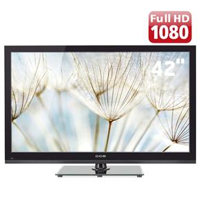 TV LED 42” Full HD CCE LH42G com Conversor Digital com Sistema Ginga, Sistema Antirreflexo, Entradas HDMI e USB - TV LED