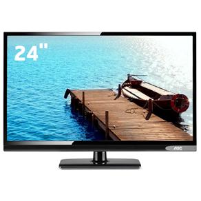 TV LED 24” HD AOC LE24D1450 com Conversor Digital Integrado, Entradas HDMI e Entrada USB