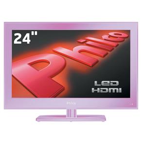TV LED 24” HD Philco PH24D21DR com Conversor Digital, Entradas HDMI e USB