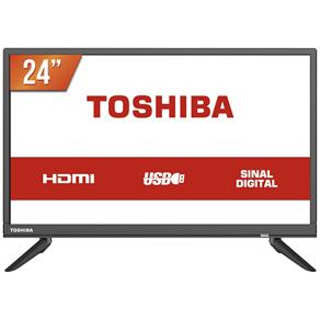 TV LED 24'' HD Semp Toshiba L1850 2 HDMI USB Conversor Digital