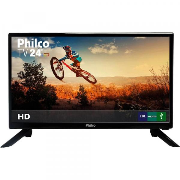 TV LED 24" Philco HD Conversor Digital PTV24 HDMI USB