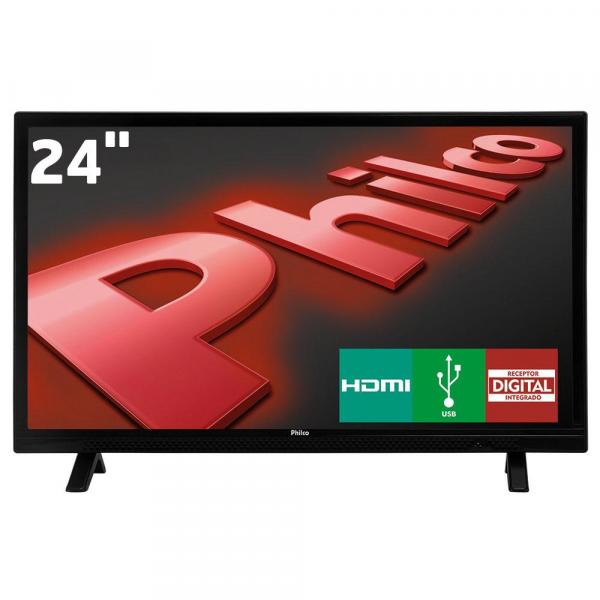 TV LED 24" Philco PH24E30D HD, Conversor Digital, HDMI, USB
