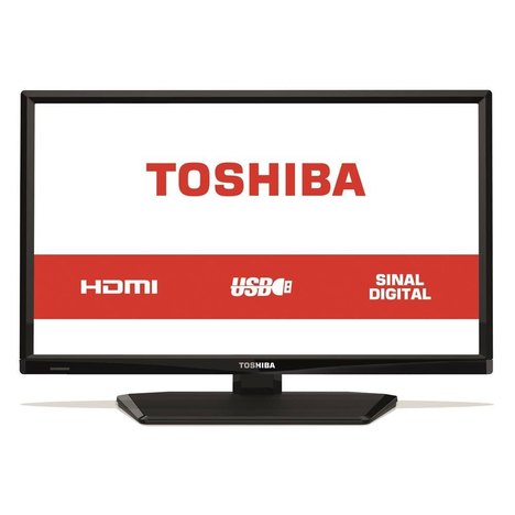 Tv Led 24 Polegadas Semp Toshiba 24L1700 Hd 1 Hdmi 1 Usb 60Hz
