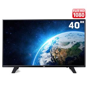 TV LED 40" Full HD AOC LE40F1465 com Conversor Digital Integrado, Entradas HDMI e Entrada USB