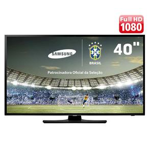 TV LED 40 Full HD Samsung UN40H5100 com Conversor Digital, Função Futebol, ConnectShare Movie, Entradas HDMI e USB