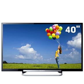 TV LED 40" Full HD Sony KDL-40R485A com Motion Flow de 120Hz, Rádio FM, Conversor Digital e Entradas HDMI e USB