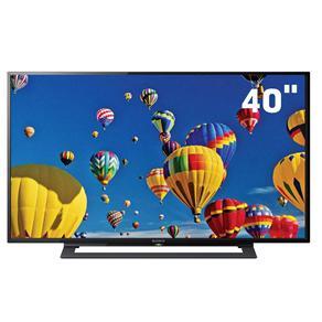 TV LED 40” Full HD Sony KDL-40R355B com Motionflow 120Hz, Rádio FM, Entrada HDMI e Entrada USB