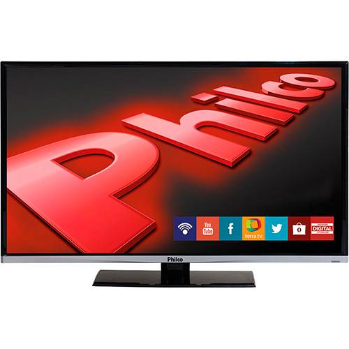 Tudo sobre 'TV LED 40'' Philco TV PH40B28DSGW Full HD com Função Smart Conversor Digital 3 HDMI 1 USB Wi-Fi 60Hz'