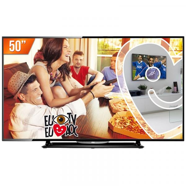 TV LED 50" AOC Full HD 2 HDMI 1 USB Conversor Digital LE50D1452 - AOC