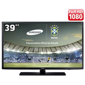 TV LED 39” FULL HD Samsung 39FH5205 com Conversor Digital Integrado, Função Futebol, Clear Motion Rate 120Hz, Entradas HDMI e USB